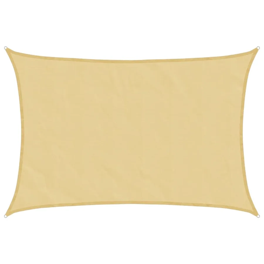 Voile d'ombrage sable 3x2 m 100 % polyester oxford - 2