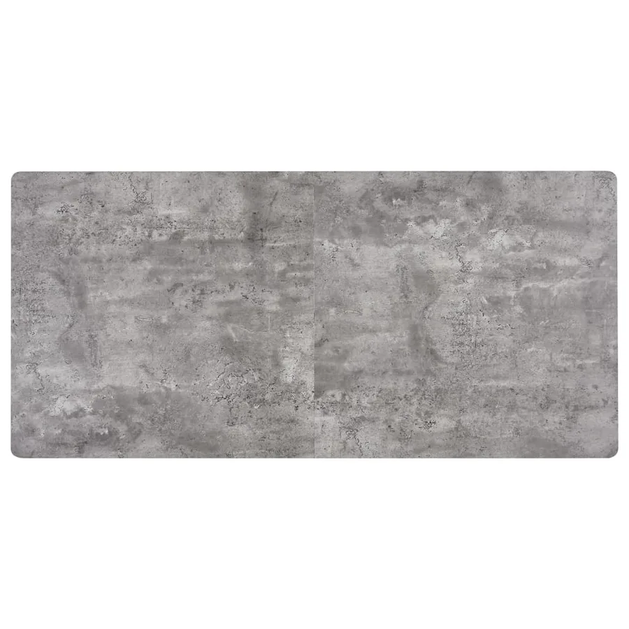 Table à manger Gris 160x80x75 cm MDF - 5