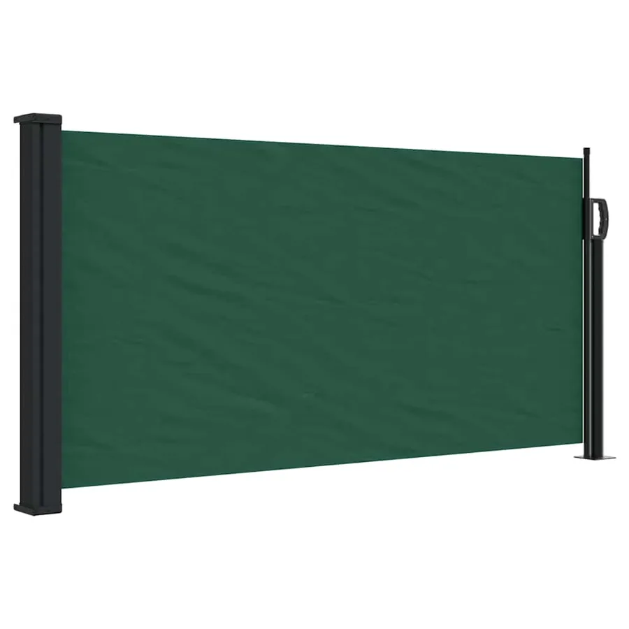 Auvent latéral rétractable vert foncé 100x300 cm - 2
