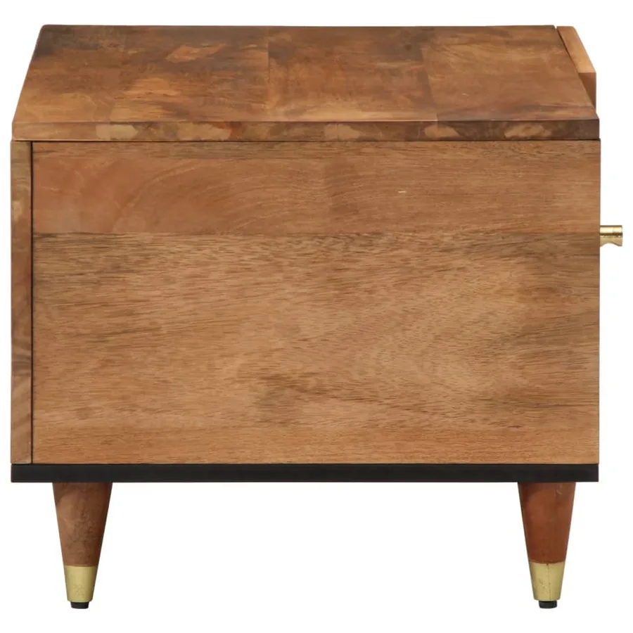 Table basse 80x50x40 cm bois de manguier massif - 4