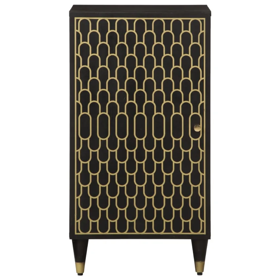 Armoire latérale 40x33x75 cm bois massif de manguier - 3