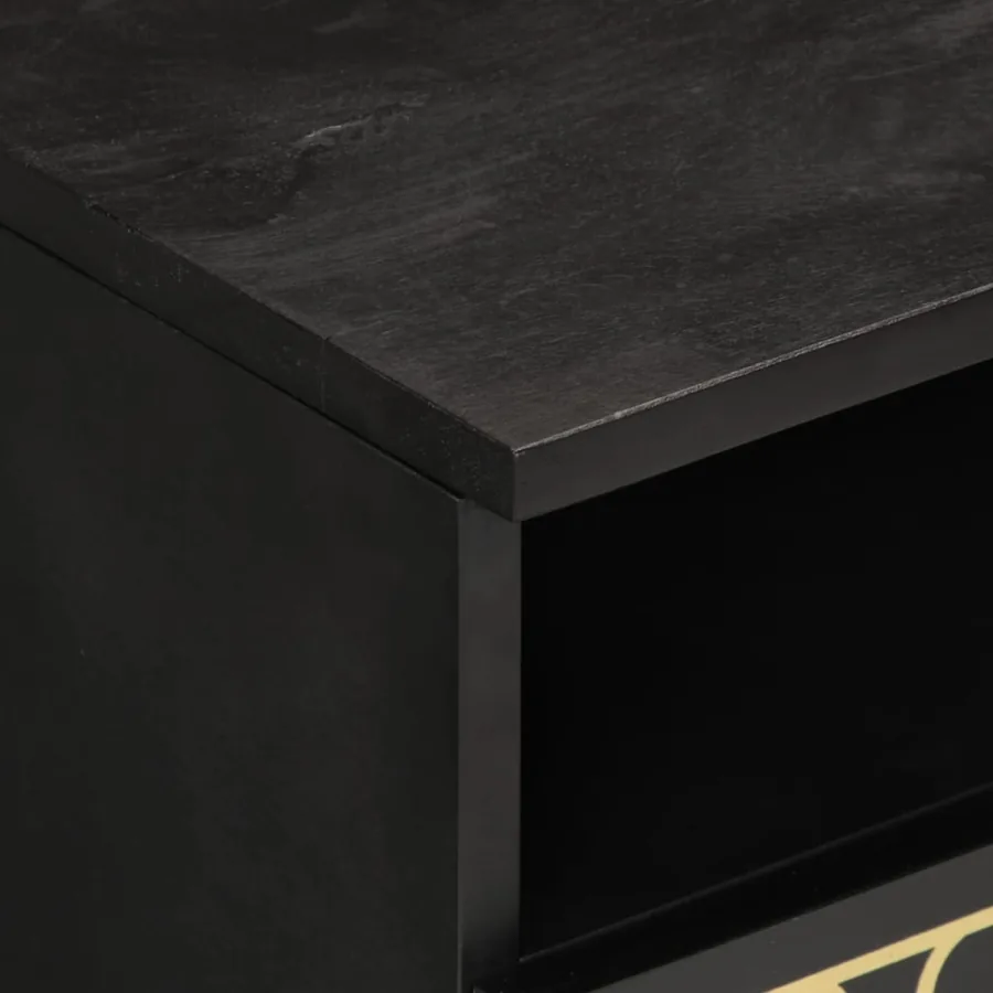 Table basse 80x54x40 cm bois de manguier massif - 7