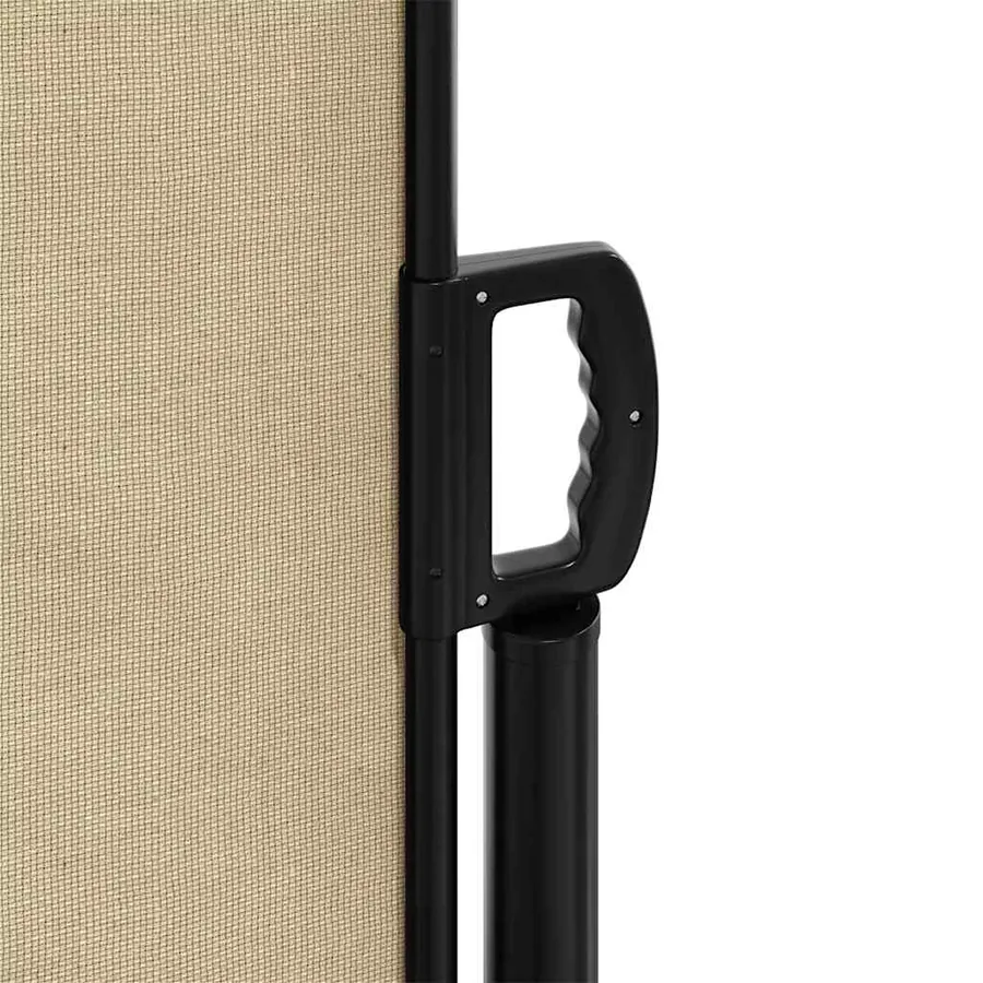 Auvent latéral rétractable beige 140x500 cm - 8