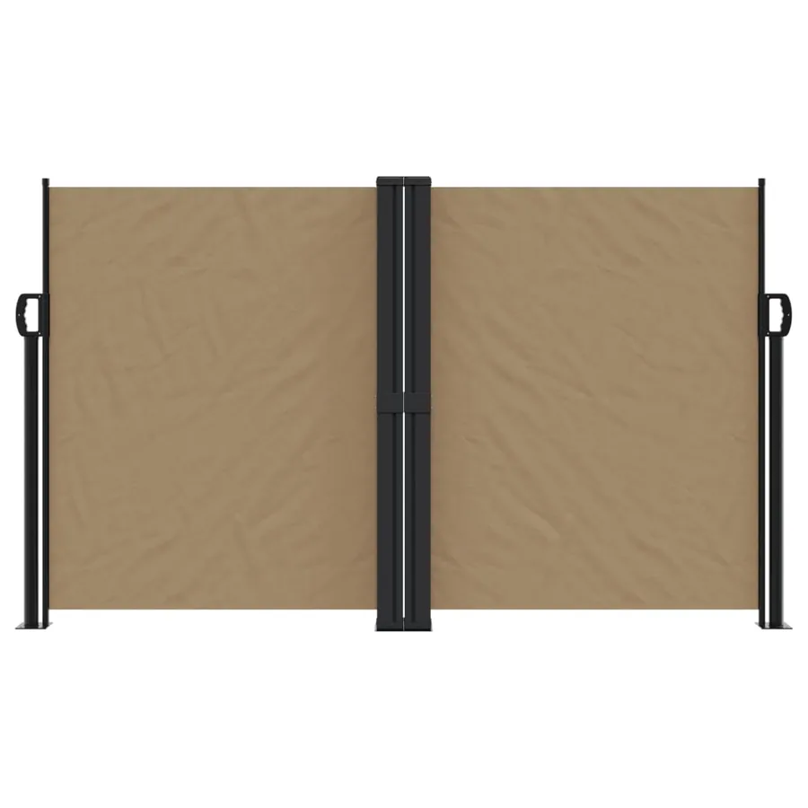 Auvent latéral rétractable taupe 140x1000 cm - 3