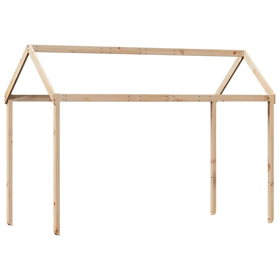 Toit de lit pour enfants 217x95,5x159 cm bois de pin massif - 2