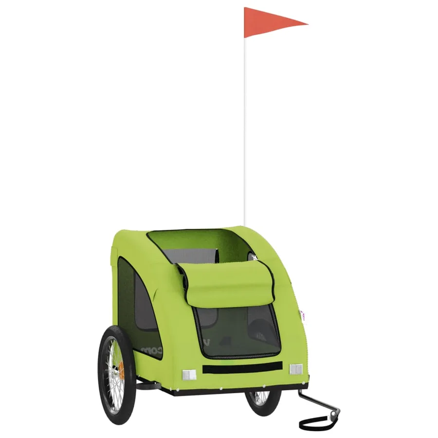 Remorque de vélo pour animaux de compagnie vert - 3