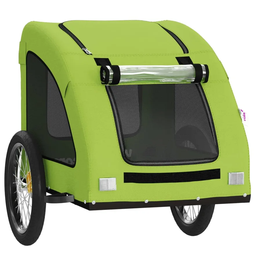 Remorque de vélo pour animaux de compagnie vert - 5