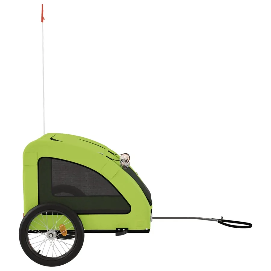 Remorque de vélo pour animaux de compagnie vert - 6