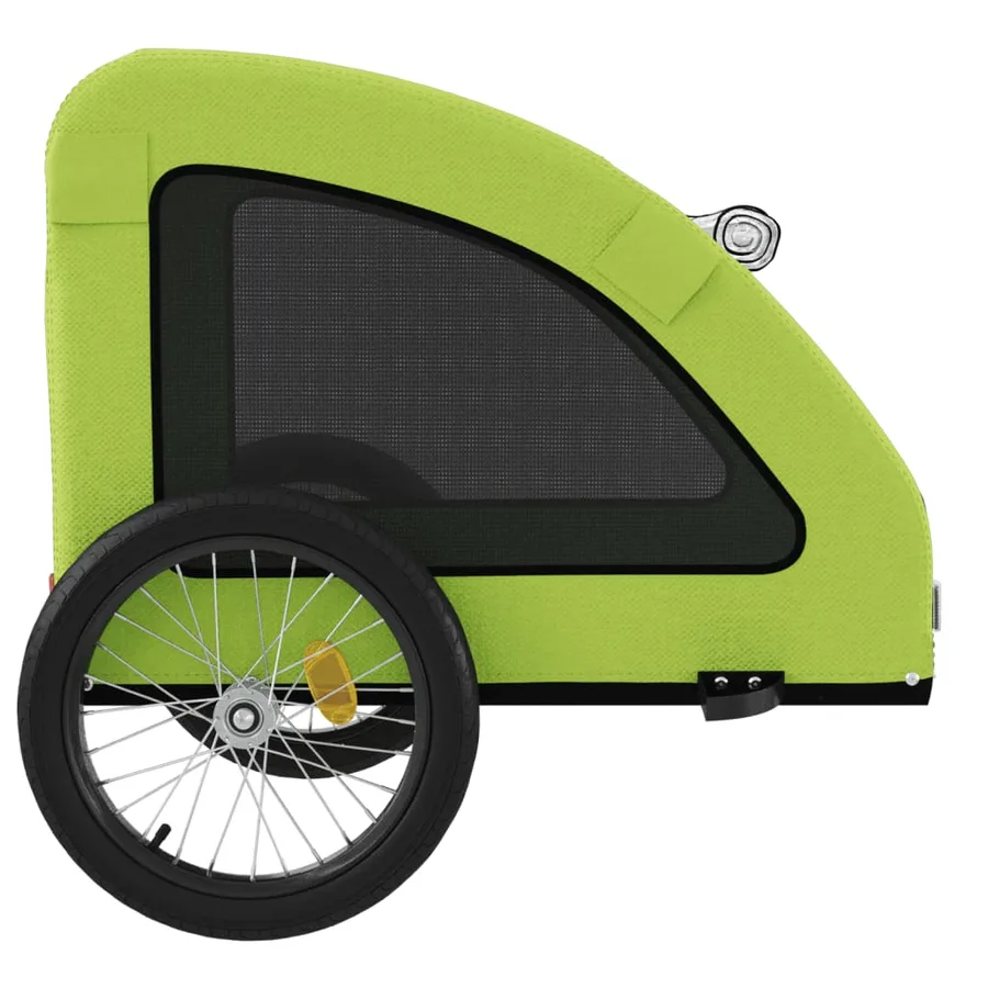 Remorque de vélo pour animaux de compagnie vert - 7