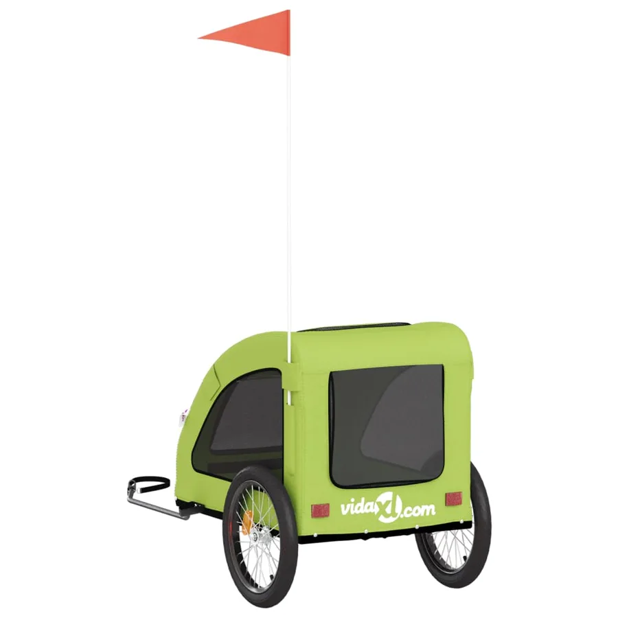 Remorque de vélo pour animaux de compagnie vert - 8