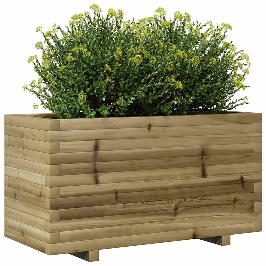 Jardinière 90x40x49,5 cm bois de pin imprégné - 4