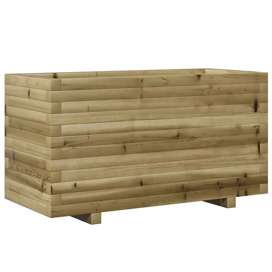 Jardinière 90x40x49,5 cm bois de pin imprégné - 7