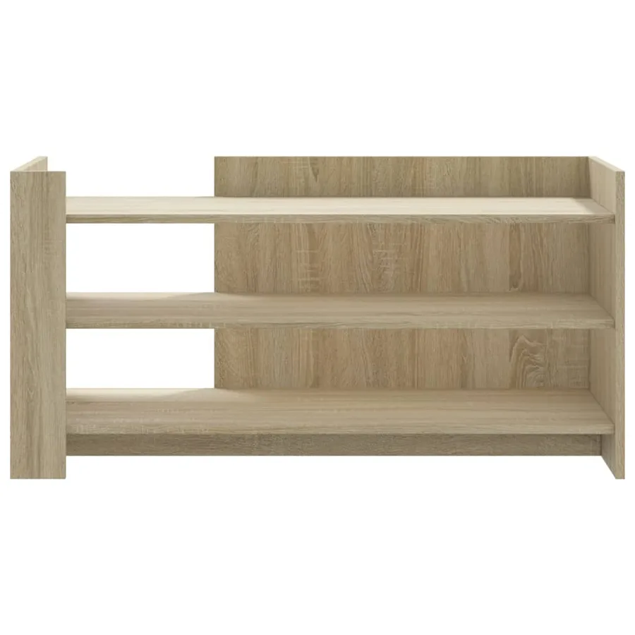 Table basse chêne sonoma 100x50x50 cm bois d'ingénierie - 4