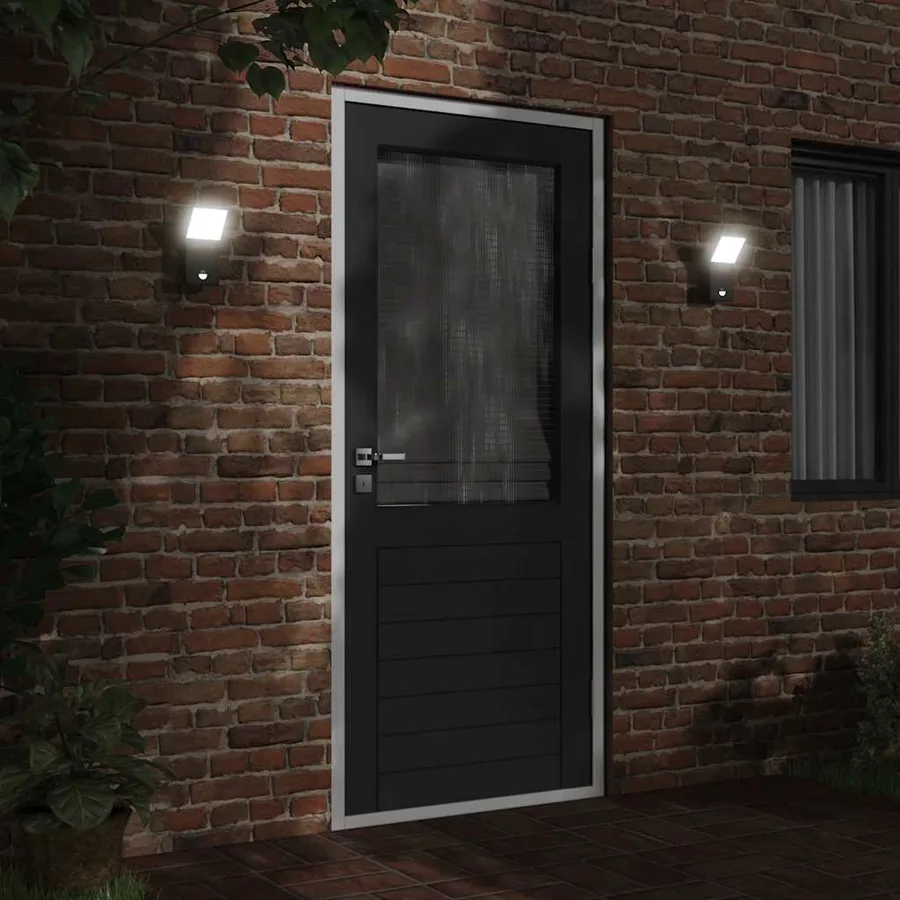Applique murale LED d'extérieur avec capteurs noir - 3