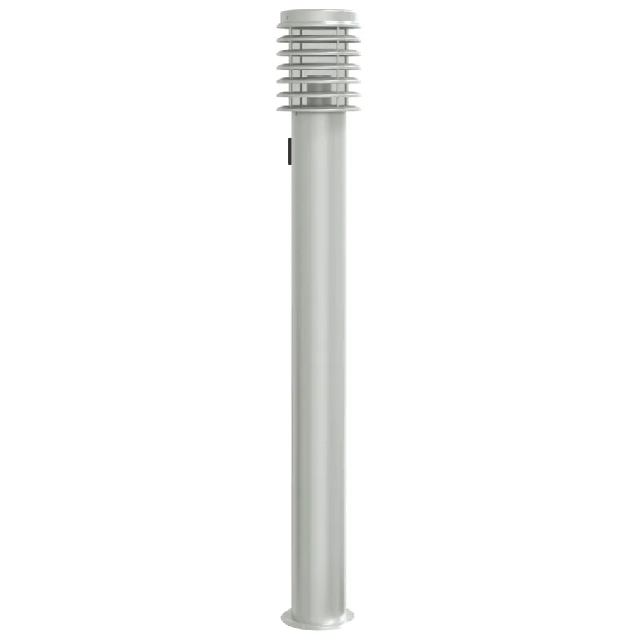 Lampadaire d'extérieur et sortie argenté 110cm acier inoxydable - 2