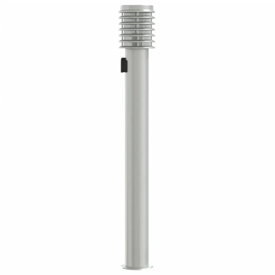 Lampadaire d'extérieur et sortie argenté 110cm acier inoxydable - 5