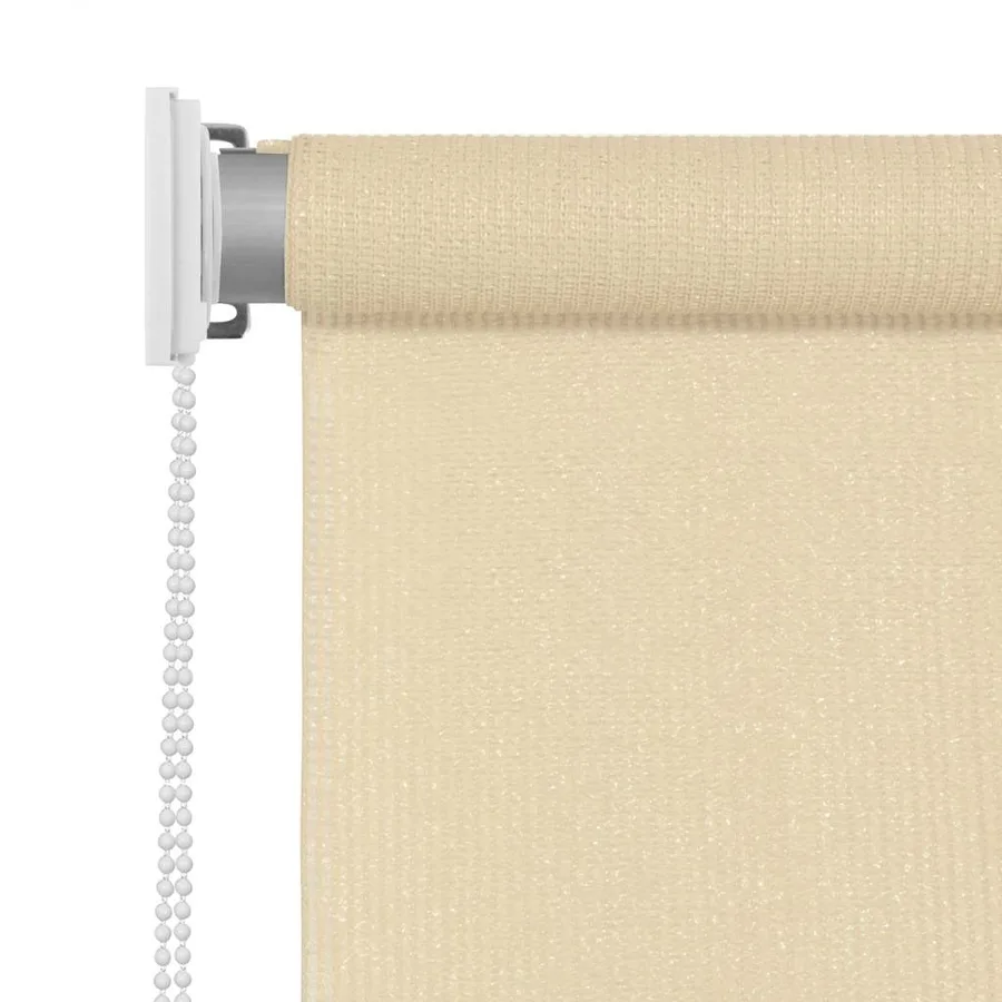 Store roulant d'extérieur 205 (l) x 140 (H) cm crème - 3