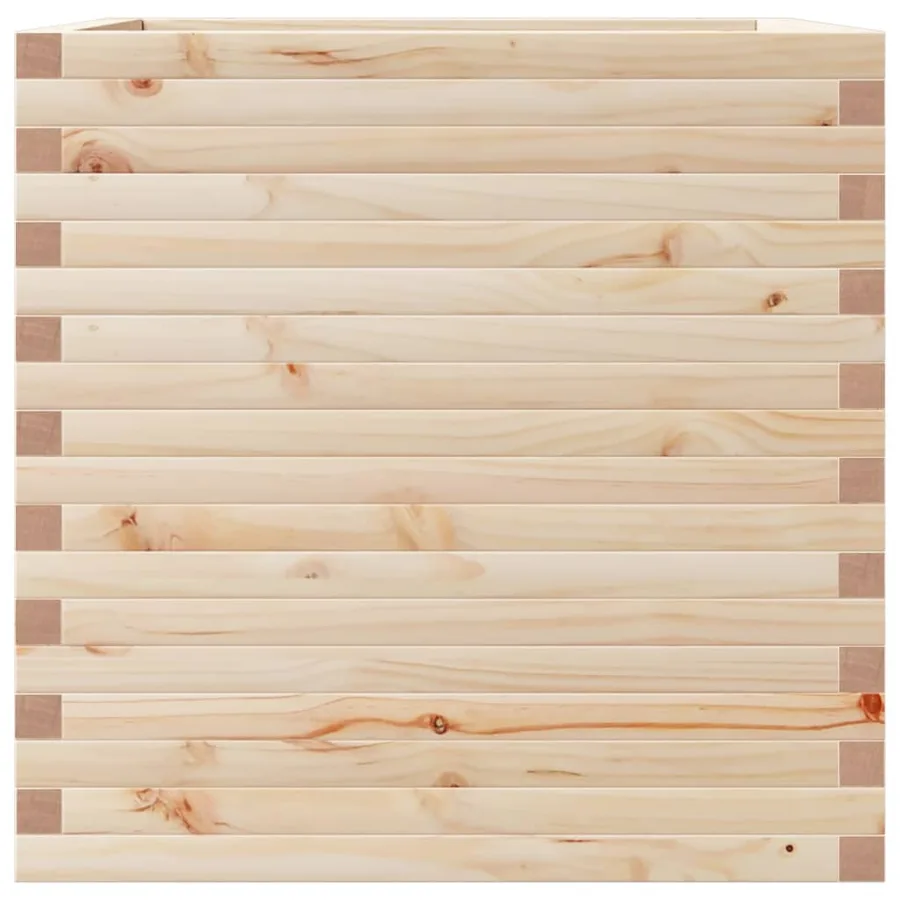 Jardinière 70x70x68,5 cm bois de pin massif - 5