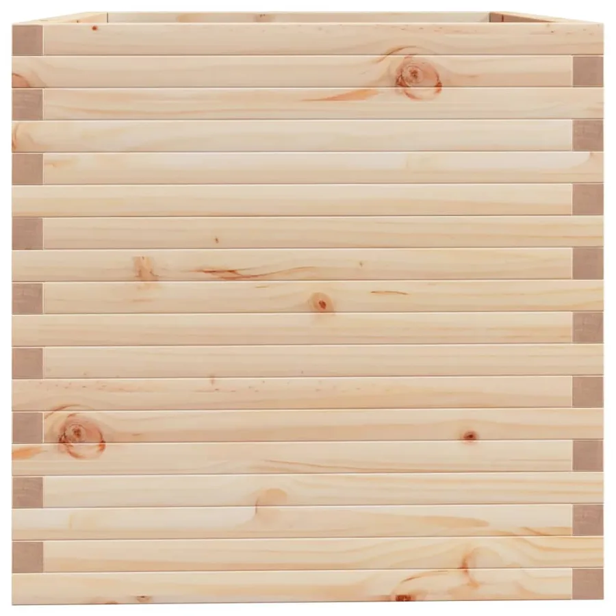 Jardinière 70x70x72,5 cm bois de pin massif - 6