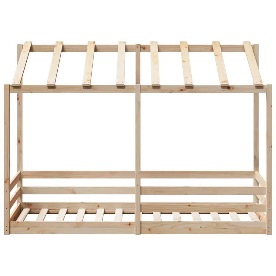 Lit pour enfants sans matelas 90x190 cm bois pin massif - 4