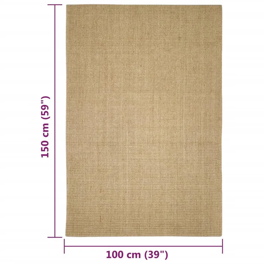Tapis en sisal pour griffoir 100x150 cm - 6