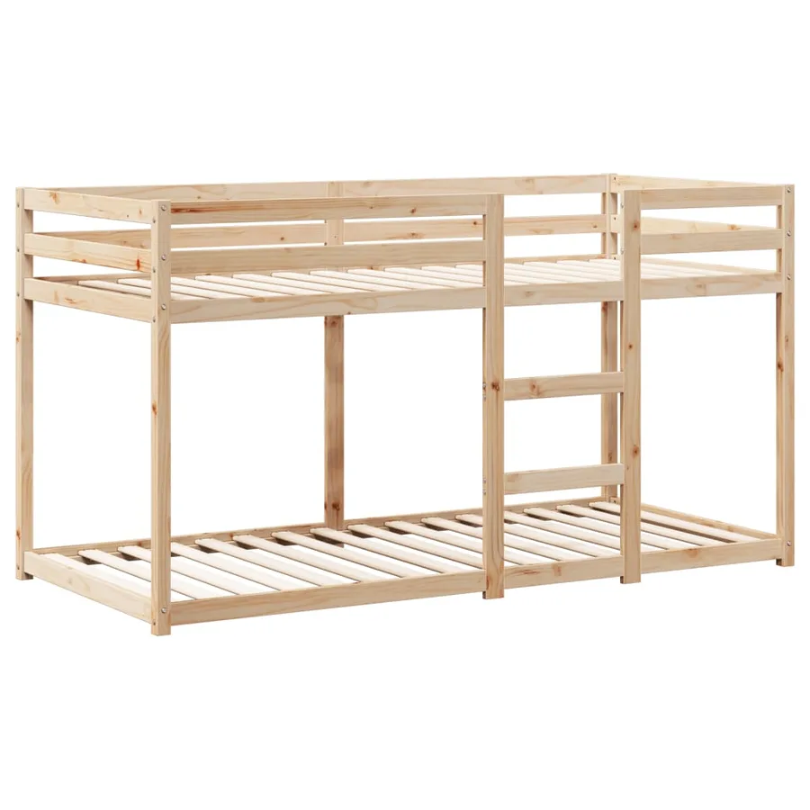 Lit superposé sans matelas 80x200 cm bois de pin massif - 5