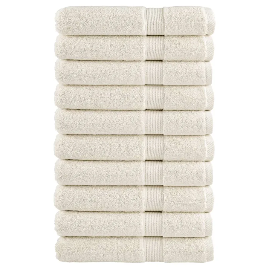 Serviettes de sauna de qualité supérieure SOLUND 10 pcs crème