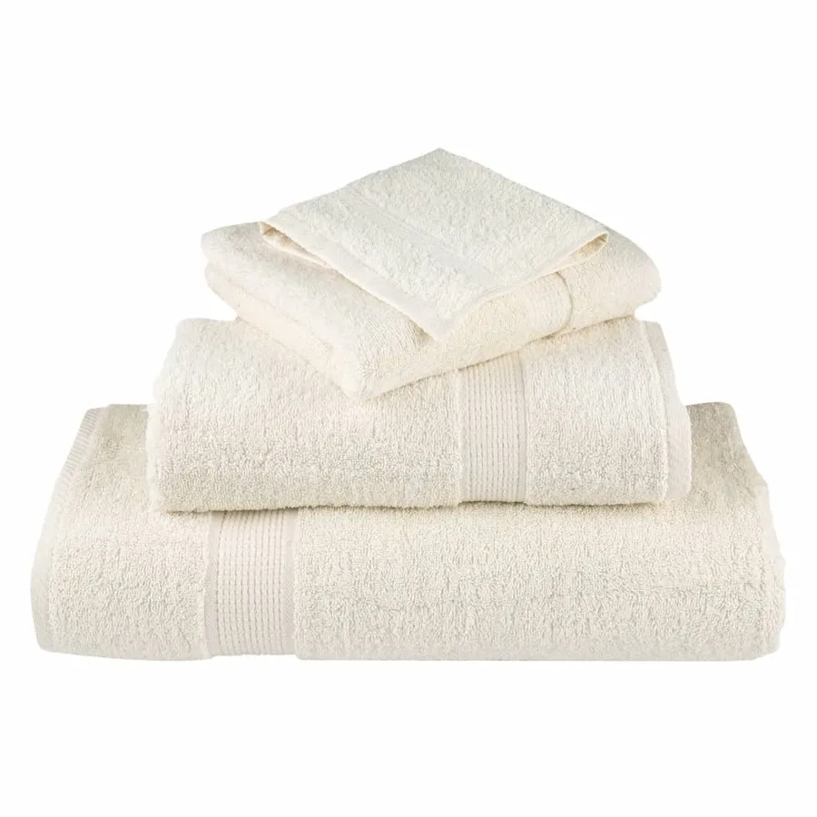 Serviettes de sauna de qualité supérieure SOLUND 10 pcs crème - 4