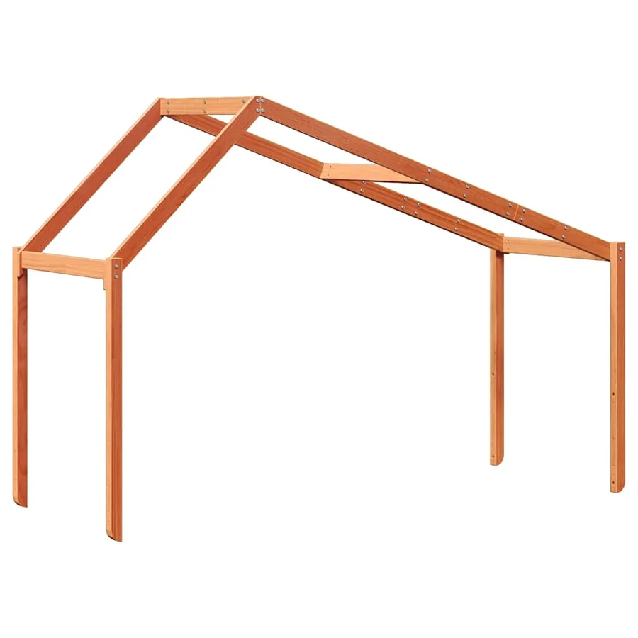 Toit de lit pour enfants 213x85,5x144,5 cm bois de pin massif - 6