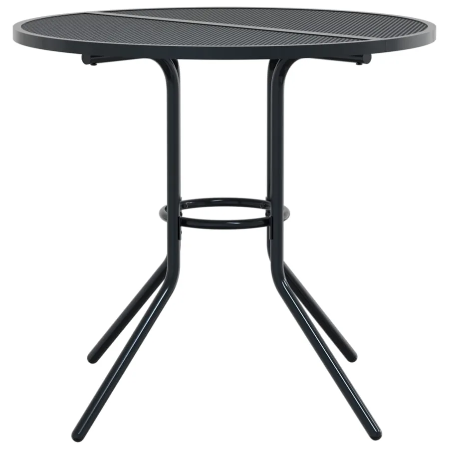Ensemble de chaises de jardin inclinables 3 pcs anthracite - 5