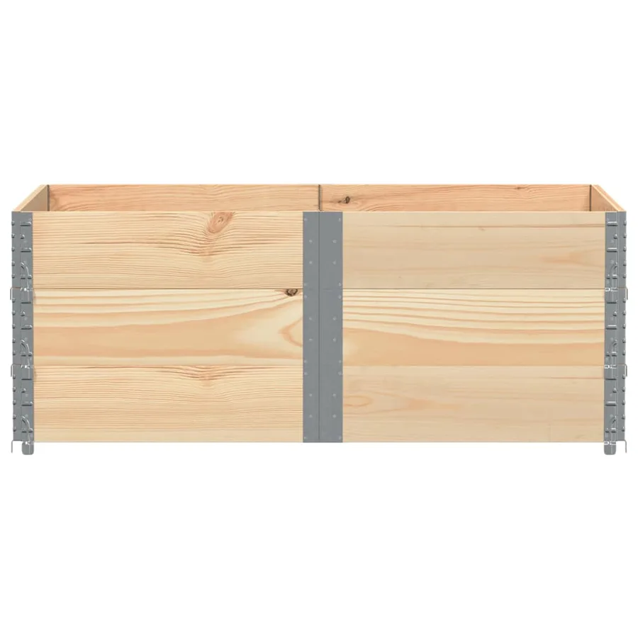 Jardinière 150x100 cm bois de pin massif - 3