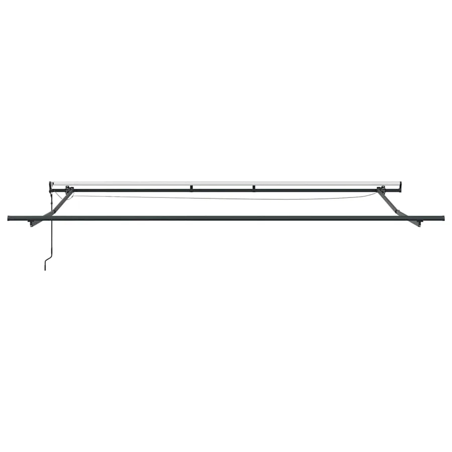 Auvent rétractable automatique avec LED bordeaux 500x300 cm - 9