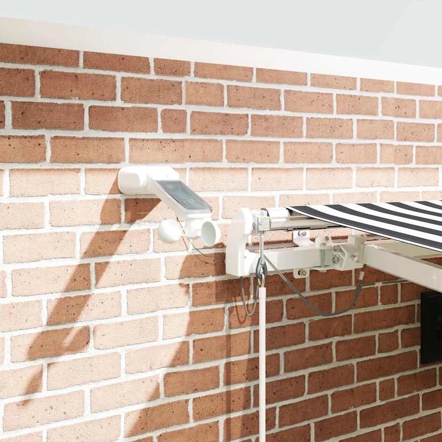 Auvent rétractable automatique avec LED anthracite et blanc - 4