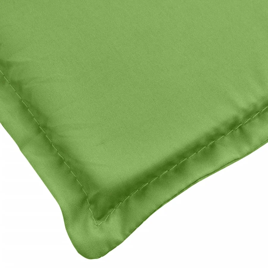 Coussin de chaise longue vert mélangé 200x70x4 cm tissu - 6