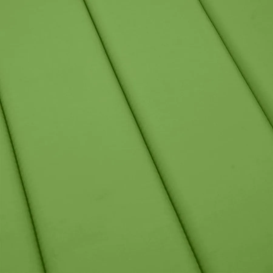 Coussin de chaise longue vert mélangé 200x70x4 cm tissu - 7