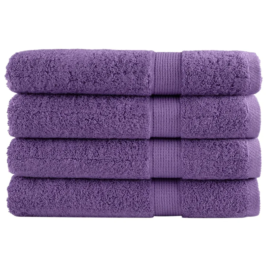 Serviettes de sauna de qualité supérieure SOLUND 4 pcs violet