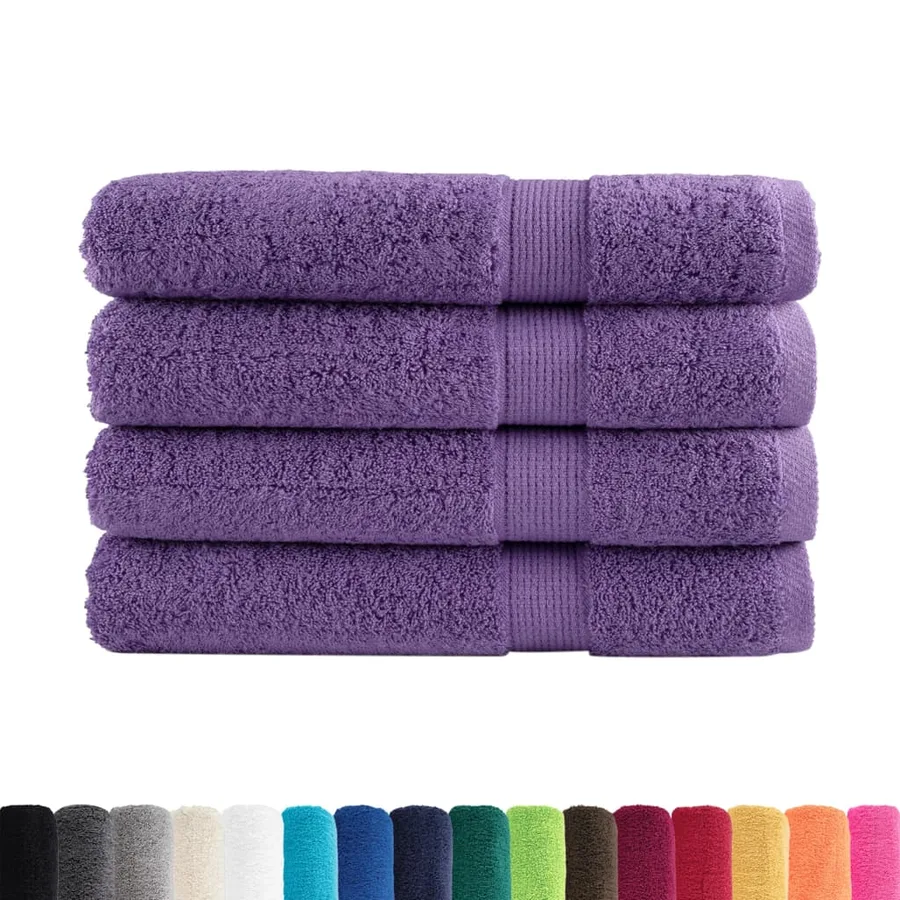 Serviettes de sauna de qualité supérieure SOLUND 4 pcs violet - 2