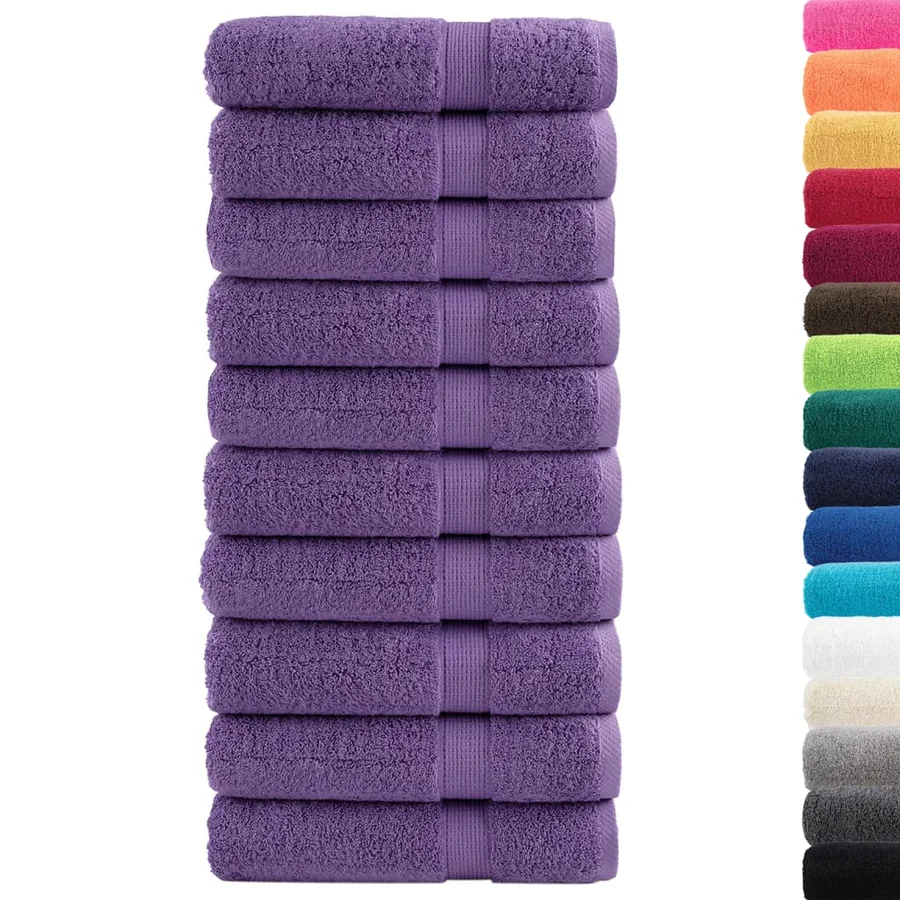 Serviettes de bain de qualité supérieure SOLUND 10 pcs 600g/m² - 2