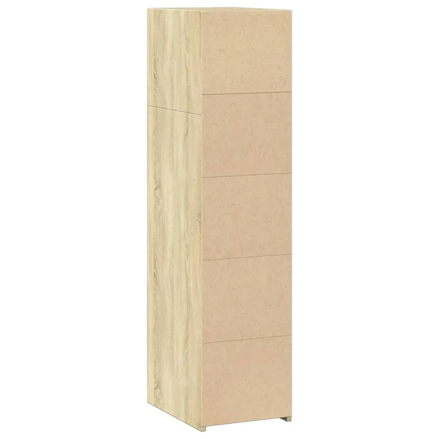 Buffet chêne sonoma 30x41x124 cm bois d'ingénierie - 6