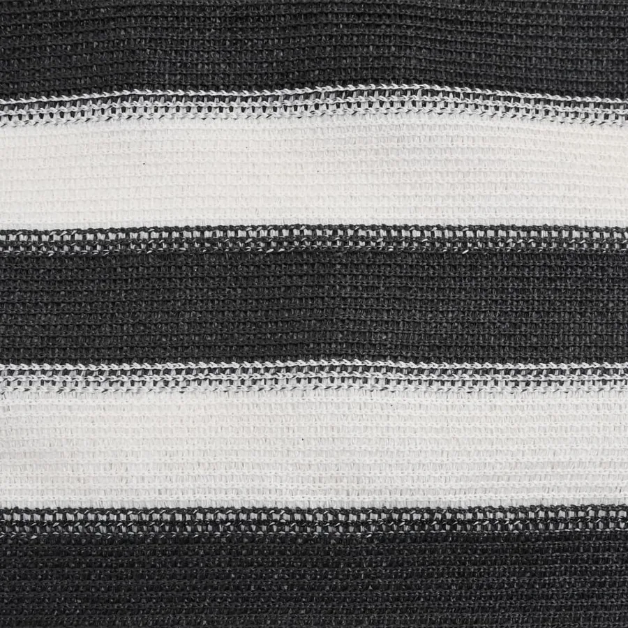 Filet brise-vue anthracite et blanc 1,5x10 m PEHD 75 g/m² - 6