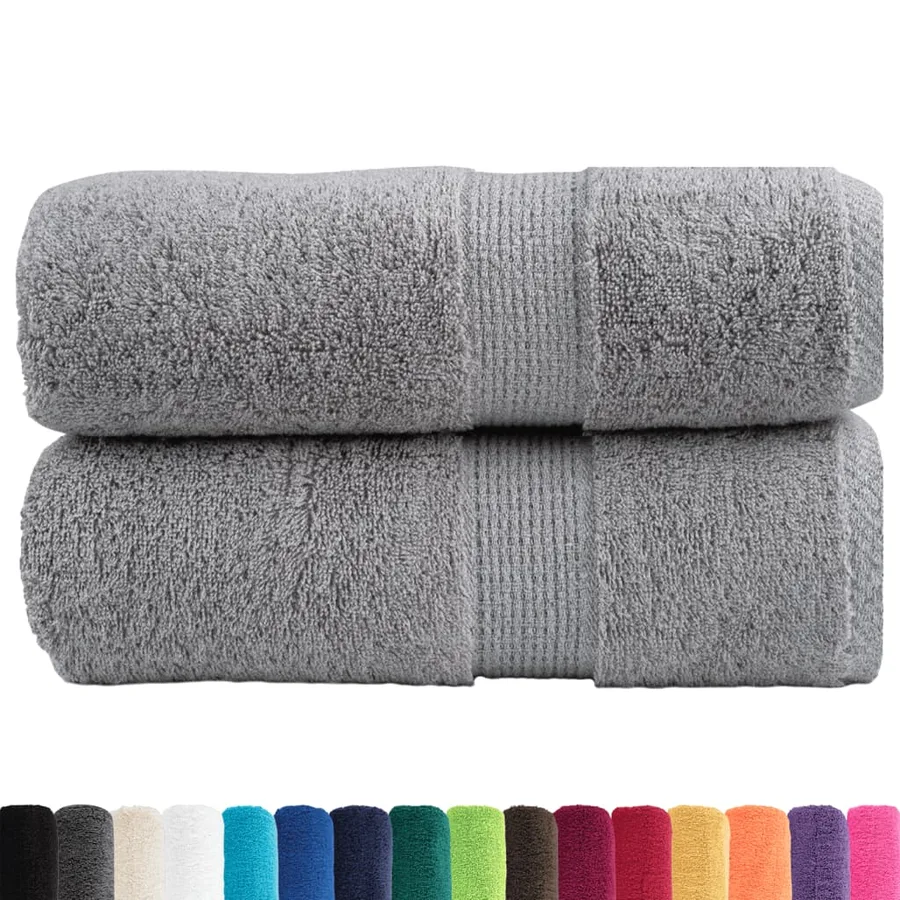 Serviettes d'invité de qualité supérieure SOLUND 2 pcs gris - 2