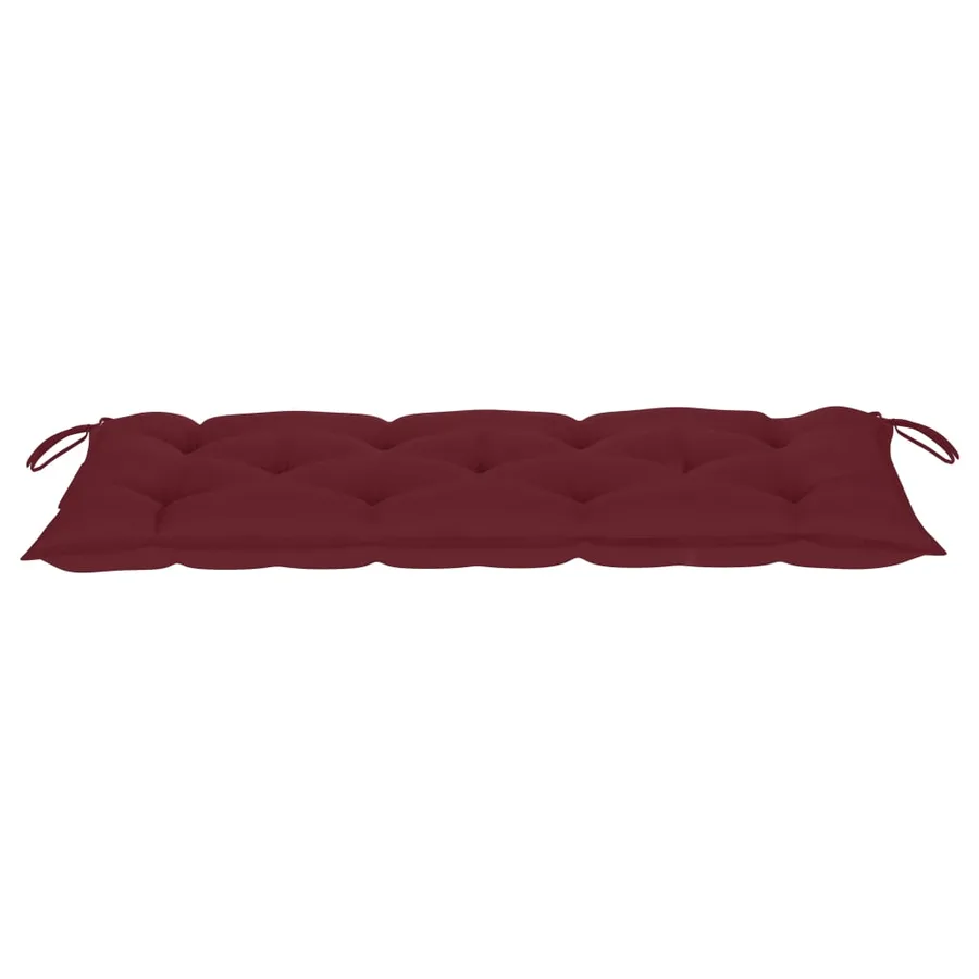 Banc de jardin avec coussin 120 cm Bambou - 7