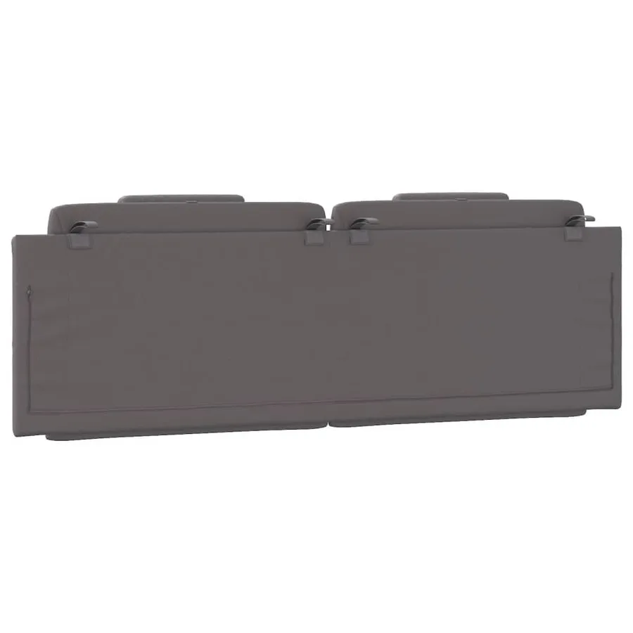 Coussin de tête de lit Viana gris 160 cm similicuir - 7