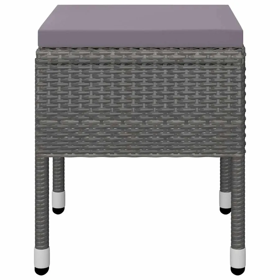 Ensemble à manger de jardin 9 pcs Gris - 14