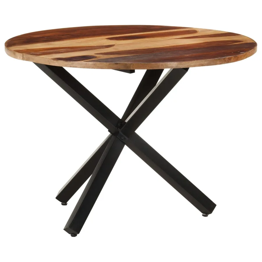 Table de salle à manger 100x100x75 cm Bois d'acacia - 7