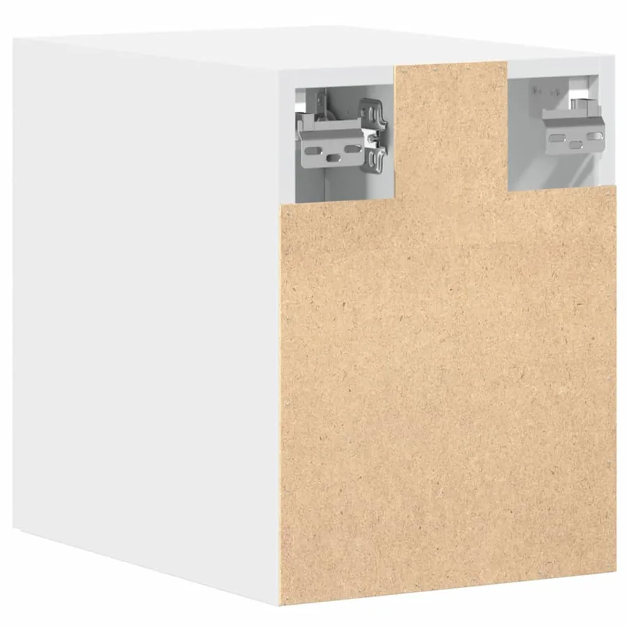 Armoire murale blanc 30x42,5x40 cm bois d'ingénierie - 7