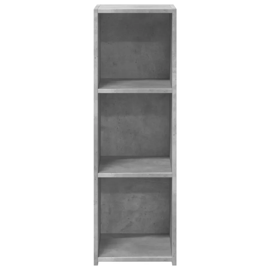 Buffet gris béton 30x41x93 cm bois d'ingénierie - 4