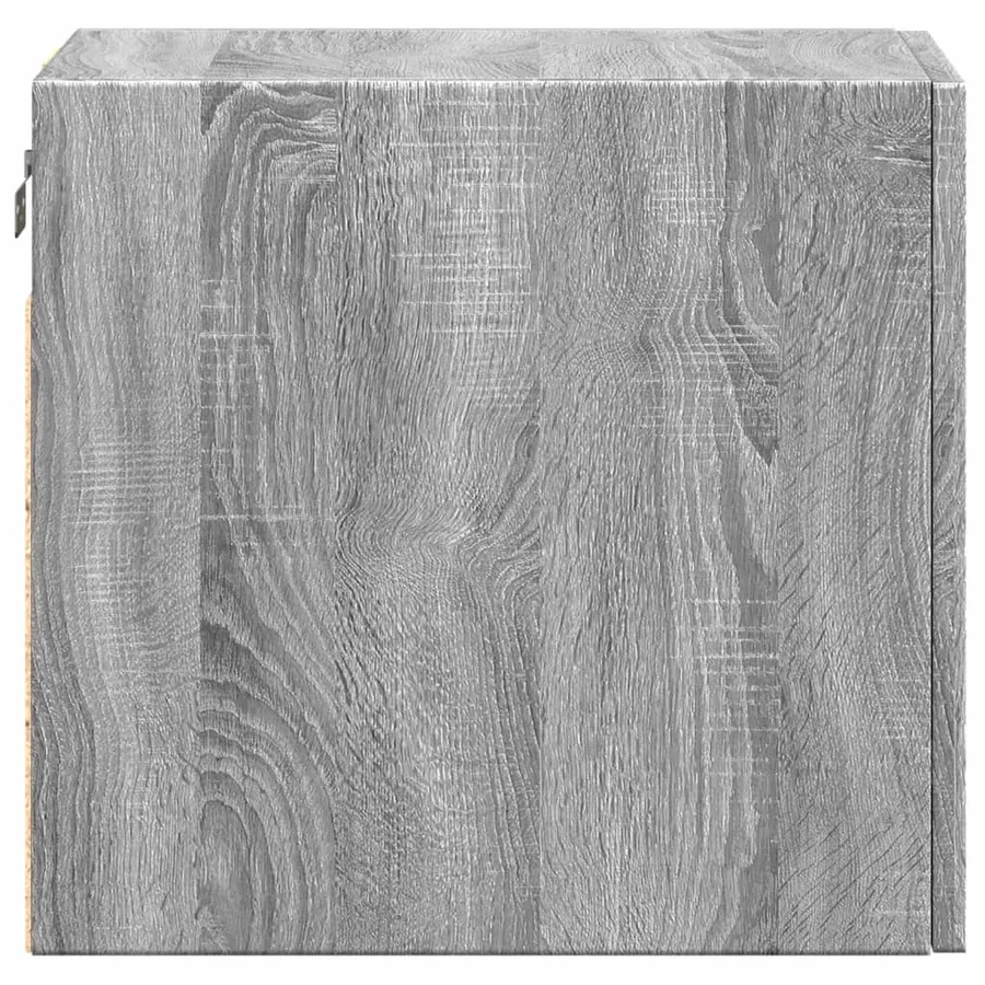 Armoire murale sonoma gris 30x42,5x40 cm bois d'ingénierie - 5