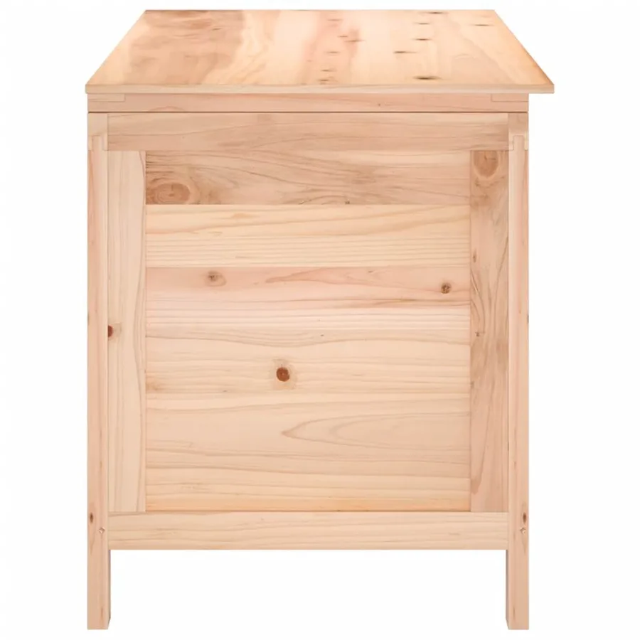 Boîte à coussins d'extérieur 99x50x56,5 cm bois de sapin massif - 5