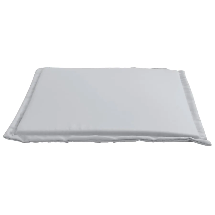 Coussins de siège de jardin lot de 2 gris clair 45x45x2cm carré - 5